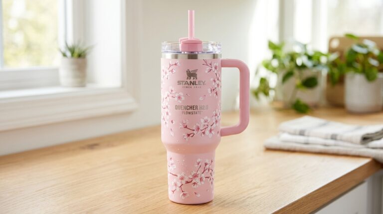 STANLEY Quencher H2.0 Flow State Tumbler, 40 oz, Cherry Blossom: A Comprehensive Guide